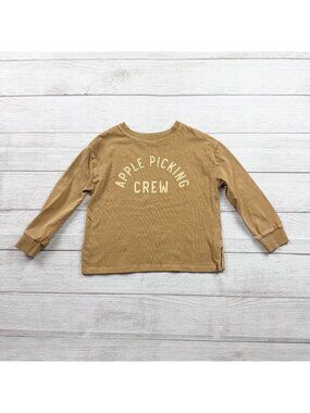 Little Co. By Lauren Conrad Kids Apple Picking Crew Long Sleeve Shirt 4T